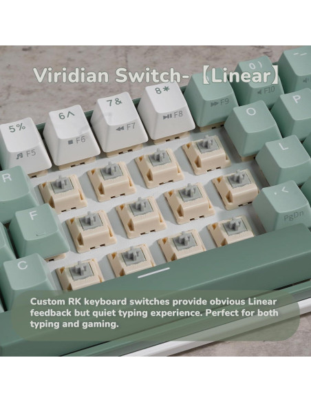 Teclado Gaming RK ROYAL KLUDGE RK61 Plus Inalámbrico RGB