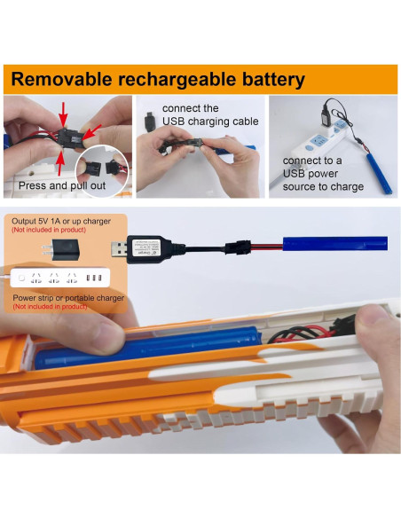 Pistola de Juguete Eléctrica M416 Yingbao con 40 Balas