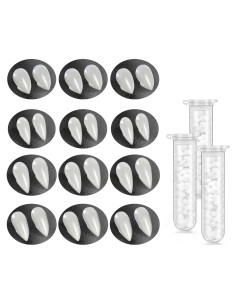 12 Pares de Colmillos de Vampiro Tavery para Cosplay y Halloween