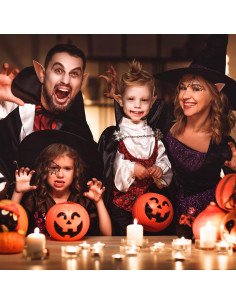 12 Pares de Colmillos de Vampiro Tavery para Cosplay y Halloween 2