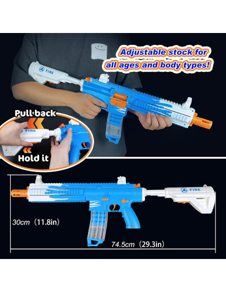 Pistola de Juguete Eléctrica M416 Yingbao con 40 Balas