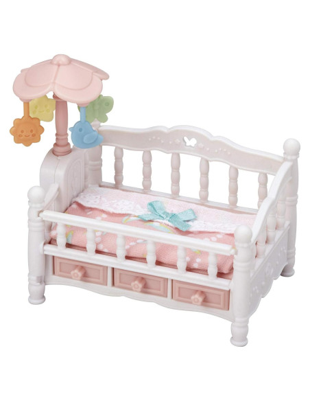 Cuna Calico Critters con Móvil - Muebles para Casa de Muñecas