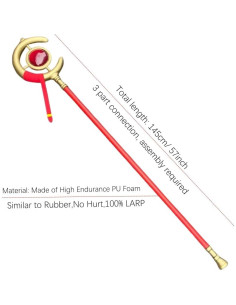 Espada de Cosplay 145cm damdos Bastón de Frieren Accesorio 2