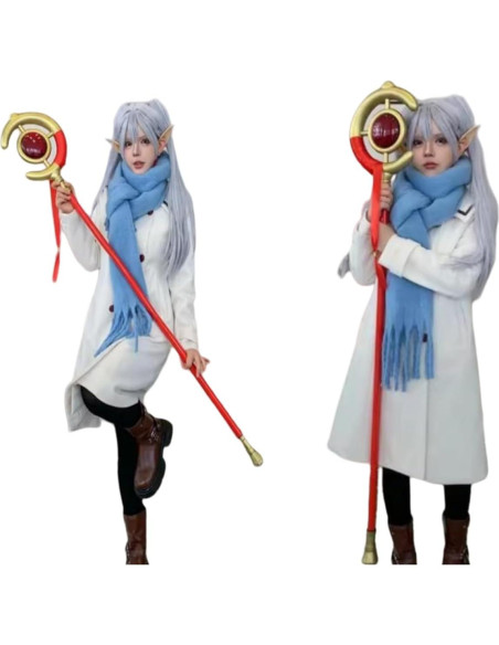 Espada de Cosplay 145cm damdos Bastón de Frieren Accesorio