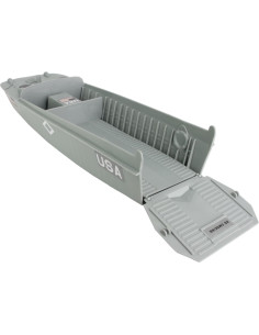 Barco de Desembarco Higgins LCVP BMC Toys 1:32 Gris 2