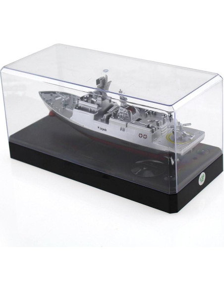 Barco de Control Remoto Militar Tipmant RC Plata 15.5 cm Barco de Control Remoto Militar Tipmant RC Plata 15.5 cm