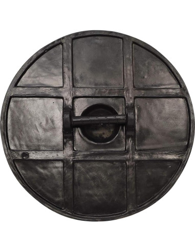 Escudo Redondo Vikingo LOOYAR 60cm + Hacha Mano Juguete