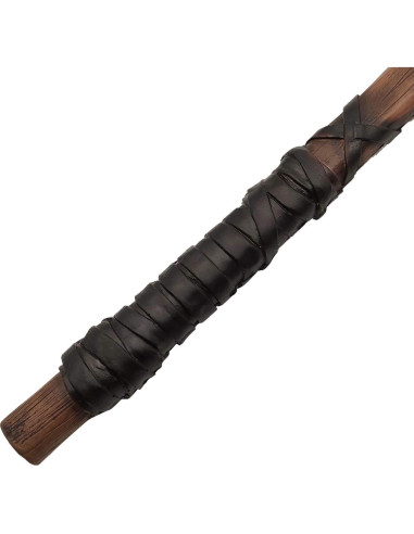 Escudo Redondo Vikingo LOOYAR 60cm + Hacha Mano Juguete