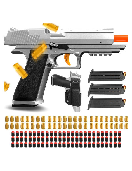 Pistola de Juguete LBDREXZ con Balas Suaves y Cargadores
