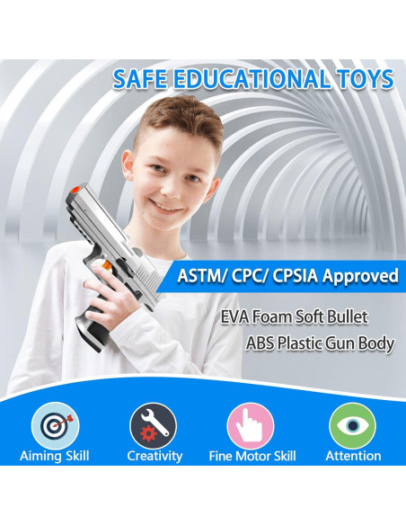 Pistola de Juguete LBDREXZ con Balas Suaves y Cargadores