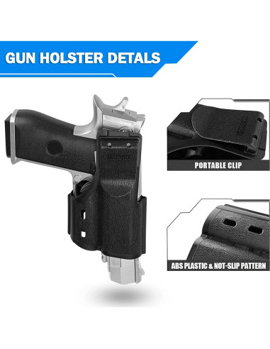 Pistola de Juguete LBDREXZ con Balas Suaves y Cargadores