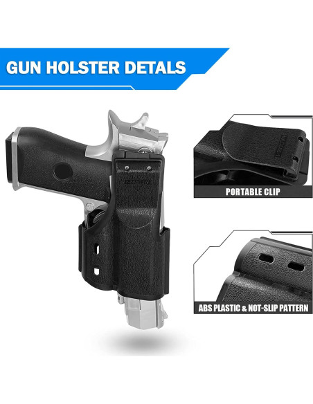 Pistola de Juguete LBDREXZ con Balas Suaves y Cargadores