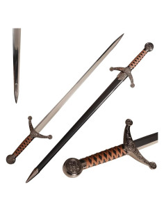 Espada Medieval Celta COSWOR 102.87 cm con Funda para Cosplay