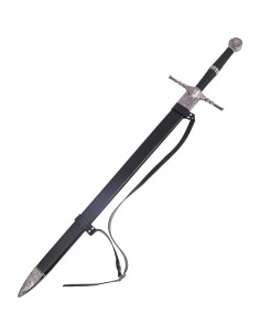 Espada de dos manos Ziqing de acero inoxidable 107 cm para cosplay 2