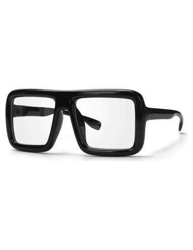 Gafas de sol cuadradas grandes ERDOGLY con lentes claros