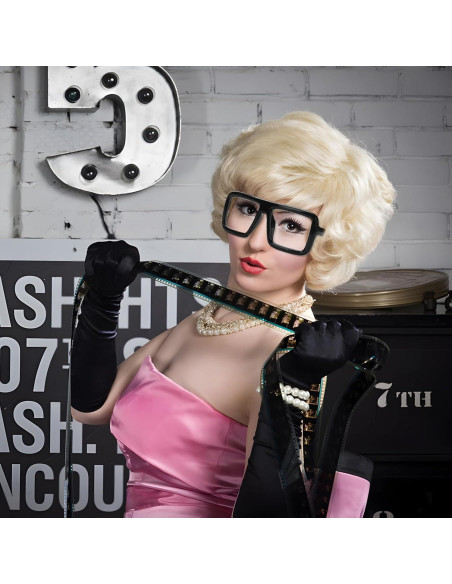 Gafas de sol cuadradas grandes ERDOGLY con lentes claros