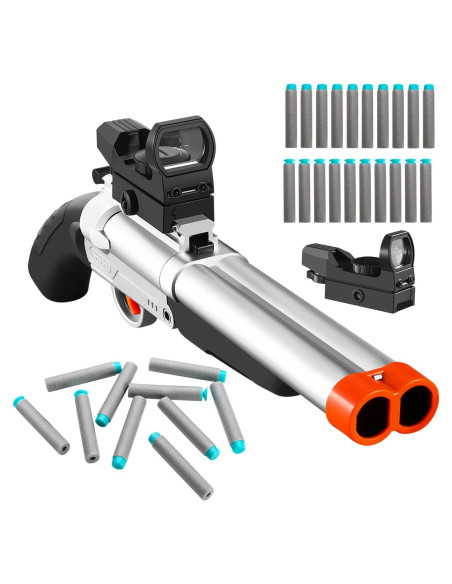 Escopeta de Juguete Shushuzz Doble Cañón con Mira 37 cm