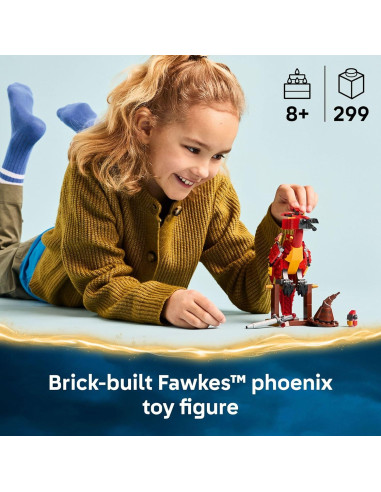 LEGO Harry Potter Fawkes: Fénix de Dumbledore 299 Piezas