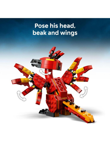 LEGO Harry Potter Fawkes: Fénix de Dumbledore 299 Piezas