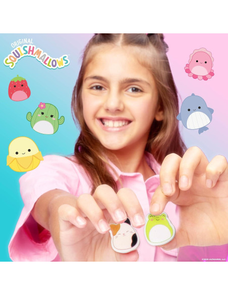 Conjunto de 25 Borradores Mini Squishmallows Originales