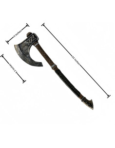 Hacha de Batalla de Espuma LOOYAR Aegishjalmur 63.5 cm 2