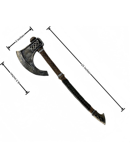 Hacha de Batalla de Espuma LOOYAR Aegishjalmur 63.5 cm