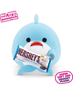 Peluche Snackles Tiburón Hershey 20 cm Ultra Suave ZURU 2