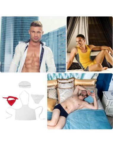 Disfraz de Chef para Hombre BESTOYARD - Atuendo de Fiesta