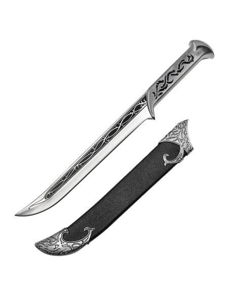 Daga Élfica Medieval Otakumod 27.94 cm con Funda de Cuero