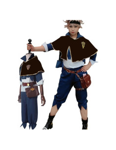 Disfraz de Cosplay Asta Anime Hombre XL Capa Marrón