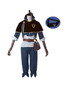 Disfraz de Cosplay Asta Anime Hombre XL Capa Marrón 2