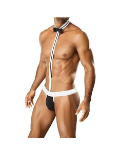 Traje de Cosplay para Hombre con Moño - Talla Única - Negro 2