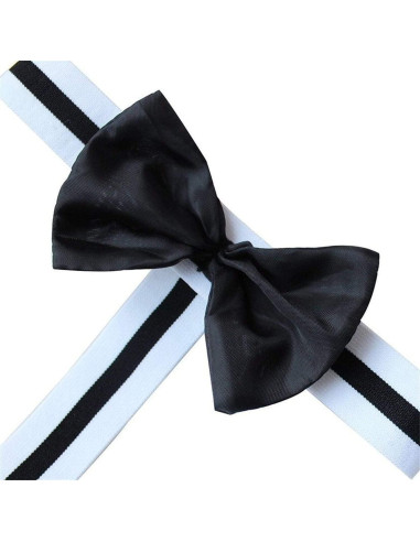 Traje de Cosplay para Hombre con Moño - Talla Única - Negro