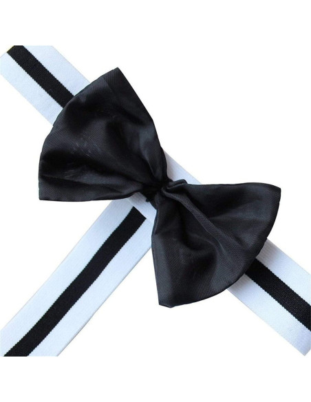 Traje de Cosplay para Hombre con Moño - Talla Única - Negro