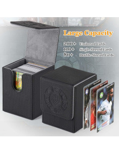 Caja de Barajas Arkeiliy para 200+ Cartas - Negro 2