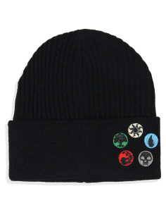 Gorro de Punto Magic: The Gathering con Símbolos de Maná