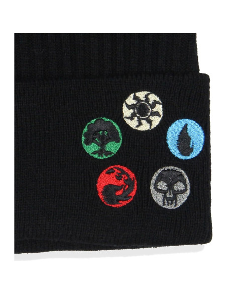 Gorro de Punto Magic: The Gathering con Símbolos de Maná