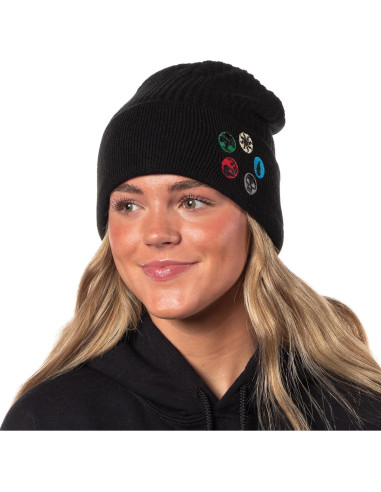 Gorro de Punto Magic: The Gathering con Símbolos de Maná