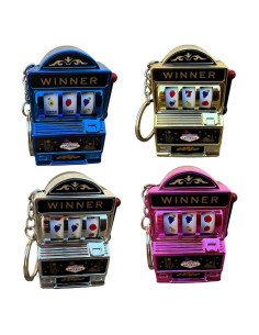 Llavero Máquina Tragamonedas Las Vegas - Souvenir Interactivo