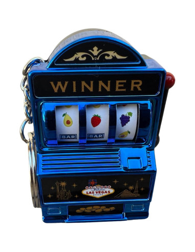 Llavero Máquina Tragamonedas Las Vegas - Souvenir Interactivo