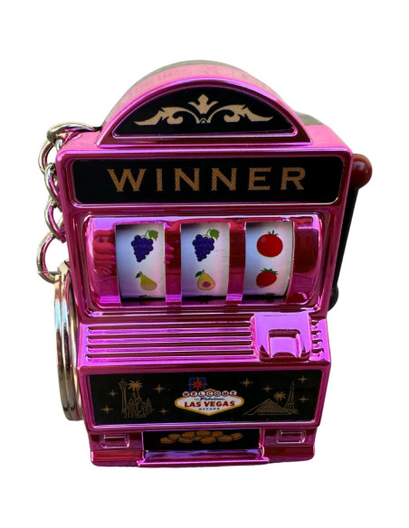 Llavero Máquina Tragamonedas Las Vegas - Souvenir Interactivo