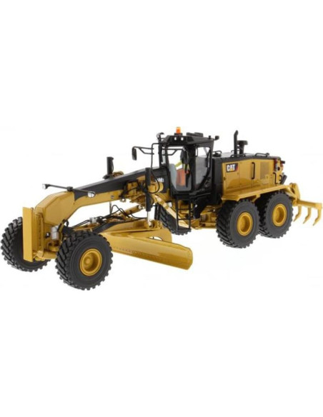 Caterpillar 16M3 Motor Grader 1:50 Diecast Masters - Detalles Realistas