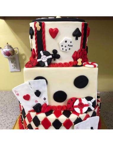 Moldes de Silicona Infovox para Fondant de Casino 3 Piezas