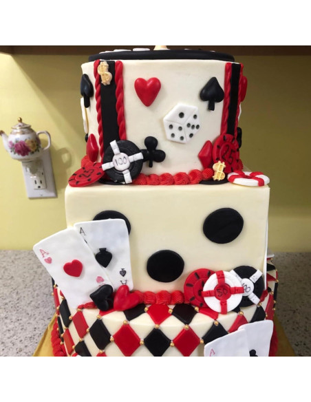 Moldes de Silicona Infovox para Fondant de Casino 3 Piezas