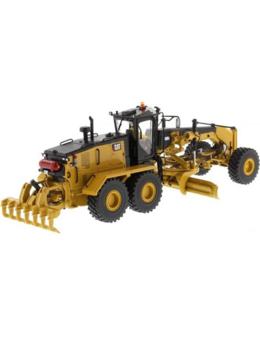 Caterpillar 16M3 Motor Grader 1:50 Diecast Masters - Detalles Realistas