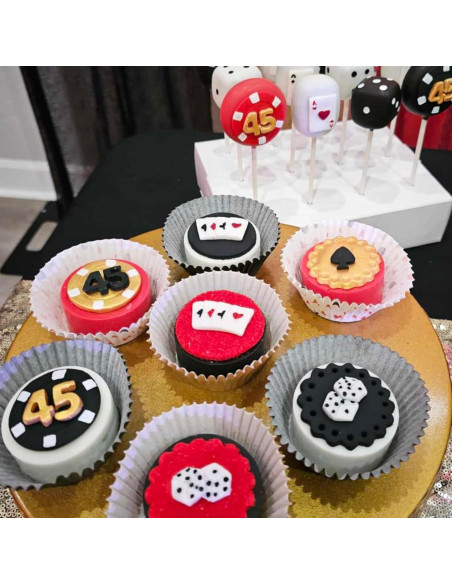 Moldes de Silicona Infovox para Fondant de Casino 3 Piezas