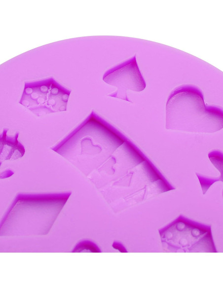 Moldes de Silicona Infovox para Fondant de Casino 3 Piezas