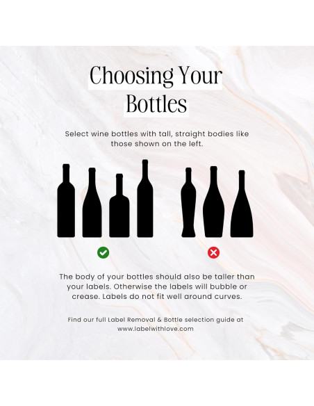 Etiquetas de Botellas de Licor Mini Suerte en el Amor - 16 Pzas