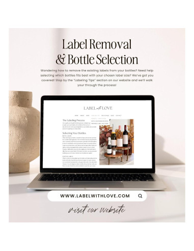 Etiquetas de Botellas de Licor Mini Suerte en el Amor - 16 Pzas