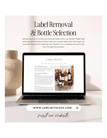 Etiquetas de Botellas de Licor Mini Suerte en el Amor - 16 Pzas